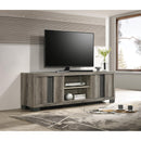 Crown Mark Rangley B6830-99 TV Stand - Grey/Brown IMAGE 4