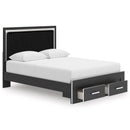 Signature Design by Ashley Zuraleus PCB3380B4 Queen Upholstered Panel Storage Bed IMAGE 2
