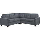 Coaster Furniture Georgina 551701-SETA 3 pc Upholstered Modular Sectional Sofa - Steel Grey IMAGE 1