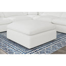 Coaster Furniture Raleigh 551753 Boucle Upholstered Ottoman - Ivory IMAGE 2