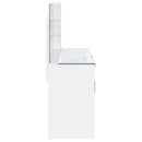 Coaster Furniture Flora 930218 2-drawer Vanity Set with LED Mirror - White High Gloss IMAGE 12