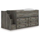 Signature Design by Ashley Frandern B4480B26 Twin Loft Bed with Drawer Storage IMAGE 1