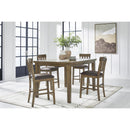 Signature Design by Ashley Urbinforte PCD592-32 Dining Room Counter Butterfly Extension Table IMAGE 12