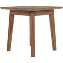 LH Imports Gia Chairside Table GIA033-BRN IMAGE 1