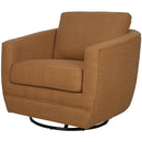 LH Imports Baltimo Swivel Glider Fabric Accent Chair FTH014S-G IMAGE 1