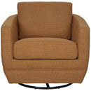 LH Imports Baltimo Swivel Glider Fabric Accent Chair FTH014S-G IMAGE 4