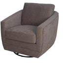 LH Imports Baltimo Swivel Glider Fabric Accent Chair FTH014S-PB IMAGE 1