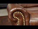 Intercon Furniture Hyde Park Fabric Recliner HK-RC-144MR-BMG-C EXTERNAL_VIDEO 1