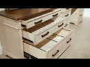 Intercon Furniture Drake DK-HO-6852H-RFO-C Credenza Hutch EXTERNAL_VIDEO 1