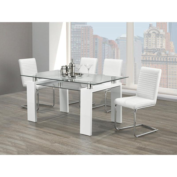 IFDC T-1480|C-1040W 7 pc Dining Set IMAGE 1