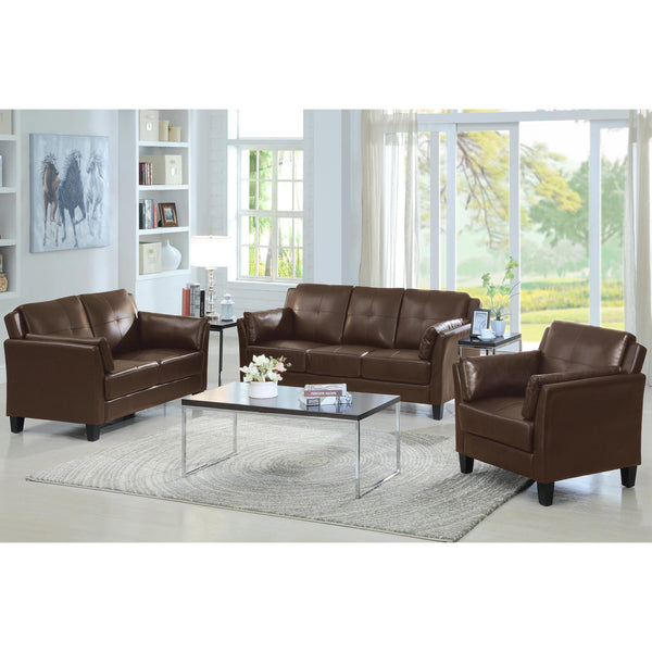 IFDC IF-8001 3 pc Living Room Set IMAGE 1