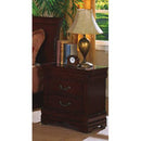 Brassex Louise Phillip 2-Drawer Nightstand Louise Phillip 21001-N IMAGE 1