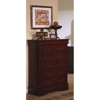 Brassex Louise Phillip 5-Drawer Chest Louise Phillip 21001-C IMAGE 1