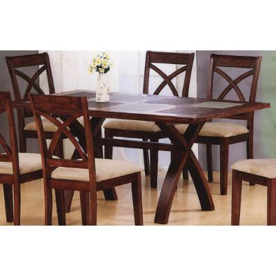 Brassex Elizabeth Dining Table with Trestle Base Elizabeth 592-T IMAGE 1