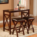 Brassex Lily Counter Height Stool Lily 560-13 stool IMAGE 2