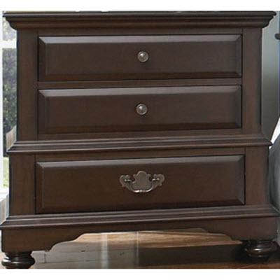 Brassex Regent 3-Drawer Nightstand Regent 8120 Nigthstand IMAGE 2