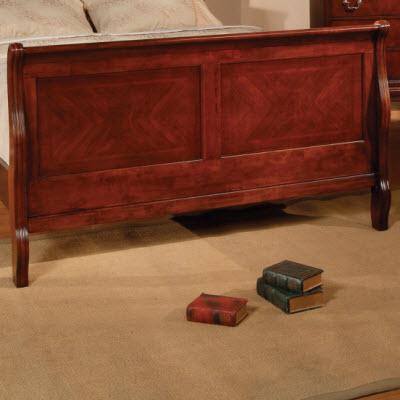 Brassex Bed Components Footboard Augustus 96001 Cherry Footboard IMAGE 1