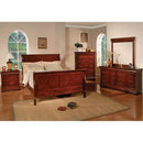 Brassex Bed Components Headboard Augustus 96001 Cherry Headboard IMAGE 3