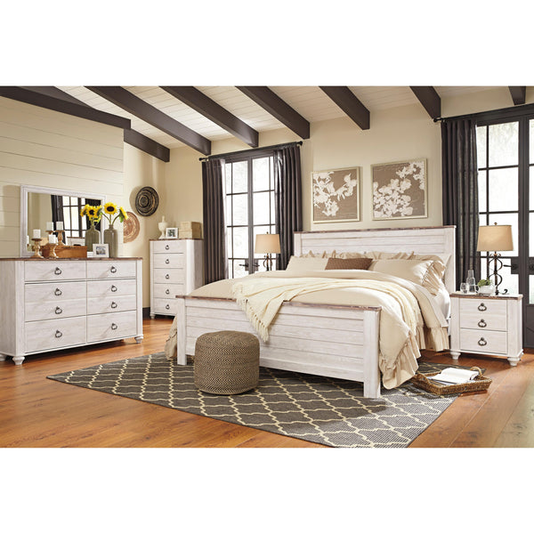 Signature Design by Ashley Willowton B267 5 pc King Panel Bedroom Set IMAGE 1