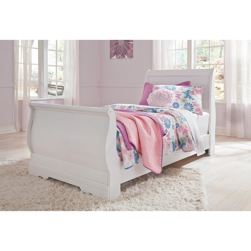 Signature Design by Ashley Anarasia B129B10 6 pc Twin Sleigh Bedroom Set IMAGE 2