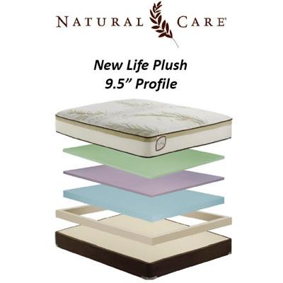 Simmons BeautySleep Beautyrest Natural Care New Life Plush (Queen) IMAGE 2