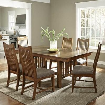 A-America Laurelhurst Dining Table with Trestle Base LAU-OA-6-32-0 IMAGE 3