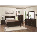  Coaster Furniture Louis Philippe 202411T 6 pc Twin Sleigh Bedroom Set IMAGE 1