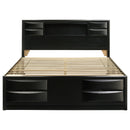  Coaster Furniture Briana 202701KE Wood Eastern King Storage Bookcase Bed - Black IMAGE 3
