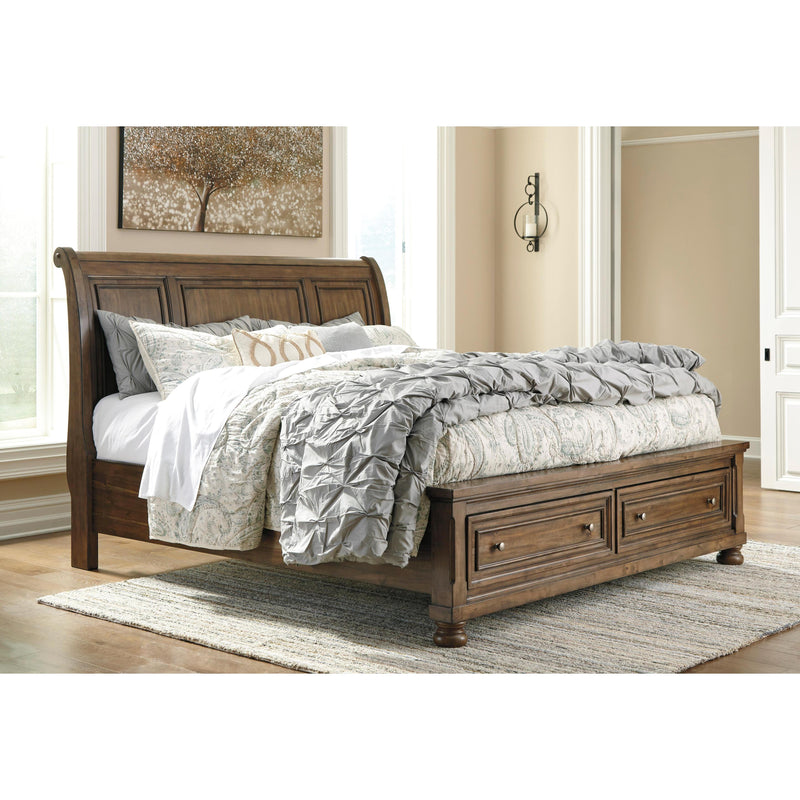 Signature Design by Ashley Flynnter B719 8 pc Queen Sleigh Storage Bedroom Set IMAGE 3