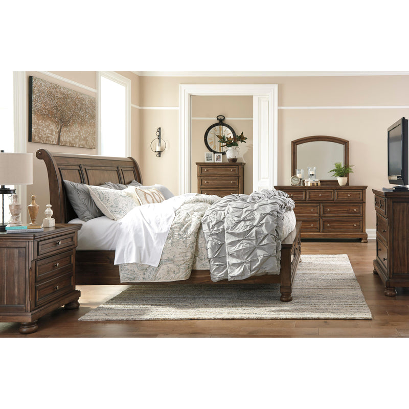 Signature Design by Ashley Flynnter B719 8 pc King Sleigh Storage Bedroom Set IMAGE 2