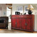 Hooker Furniture 500-50-711 58'' Red Asian Cabinet IMAGE 2