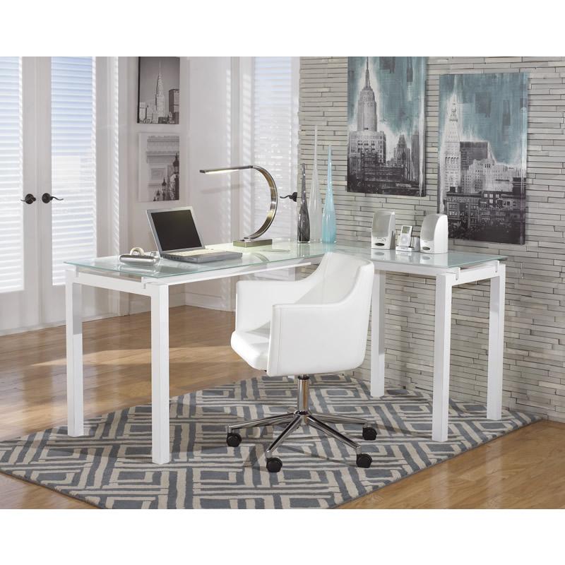 Signature Design by Ashley Baraga H410-01A Home Office Swivel Desk Chair IMAGE 2