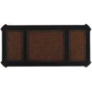  Hooker Furniture 370-10-363 Telluride 76'' Executive Desk withLeather Panels IMAGE 3