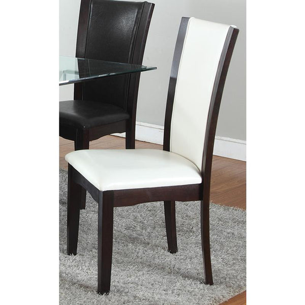 Brassex Ambrose Dining Chair Ambrose 7154SC (Br/W) IMAGE 1