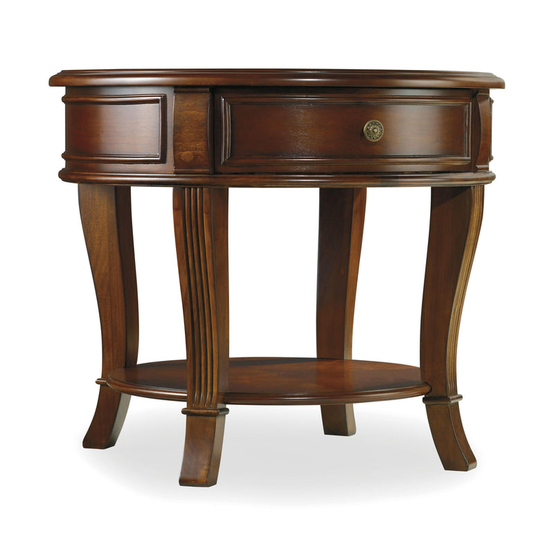 Hooker Furniture 281-80-116 Brookhaven Round Lamp Table IMAGE 1