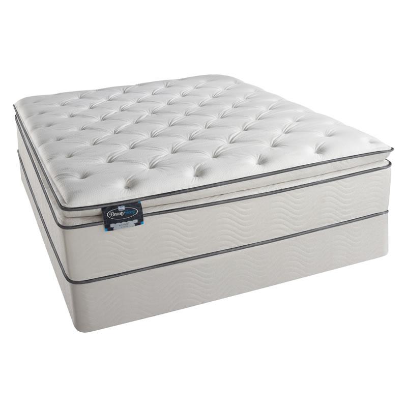 Simmons BeautySleep Whitfield Plush Pillow Top Mattress Set (Full) IMAGE 1