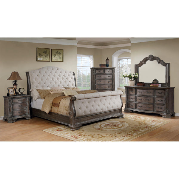 Crown Mark Sheffield B1120-88 6 pc King Sleigh Bedroom Set IMAGE 1