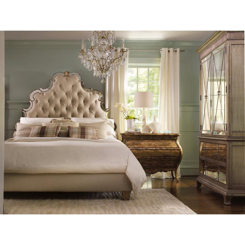 Hooker Furniture Sanctuary King Upholstered Panel Bed 3016-90865 IMAGE 3