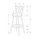  Monarch Pub Height Stool I 2393 IMAGE 5