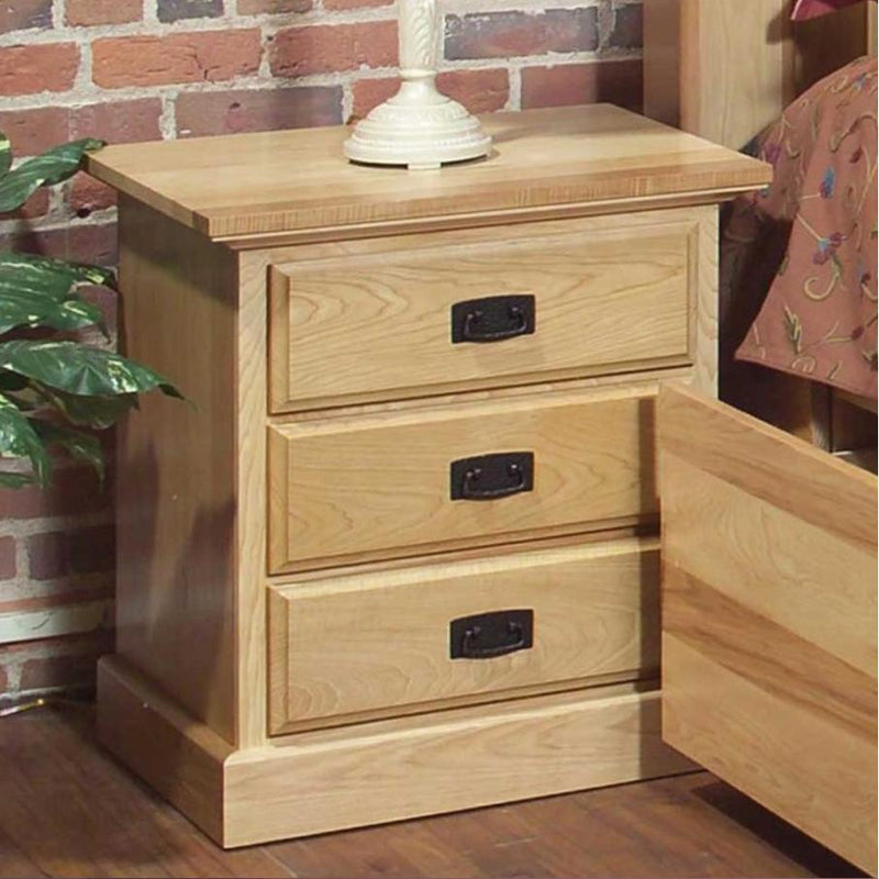 A-America Amish Highlands 3-Drawer Nightstand AHI-NT-5-75-0 IMAGE 1