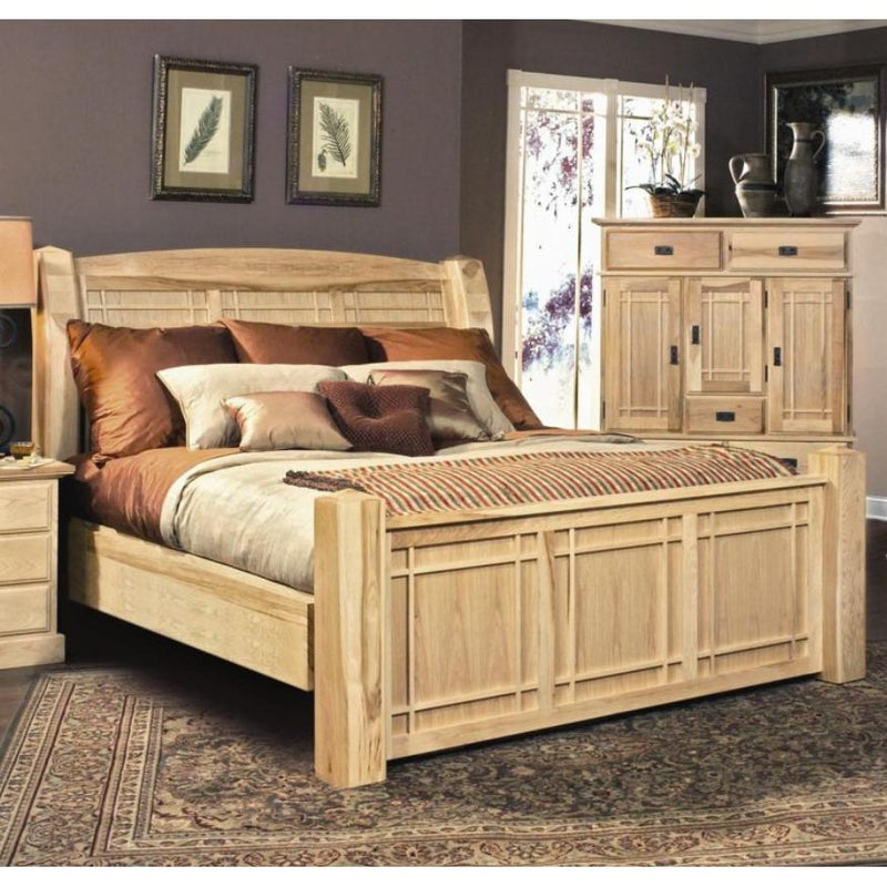 A-America Amish Highlands Queen Panel Bed AHI-NT-5-07-0 IMAGE 1