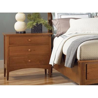 A-America Cherry Garden 3-Drawer Nightstand Cherry Garden CHG-NC-5-76-0 IMAGE 1