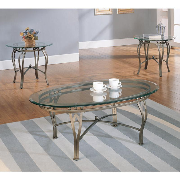 Brassex Hilton Occasional Table Set Hilton 540-13B IMAGE 1