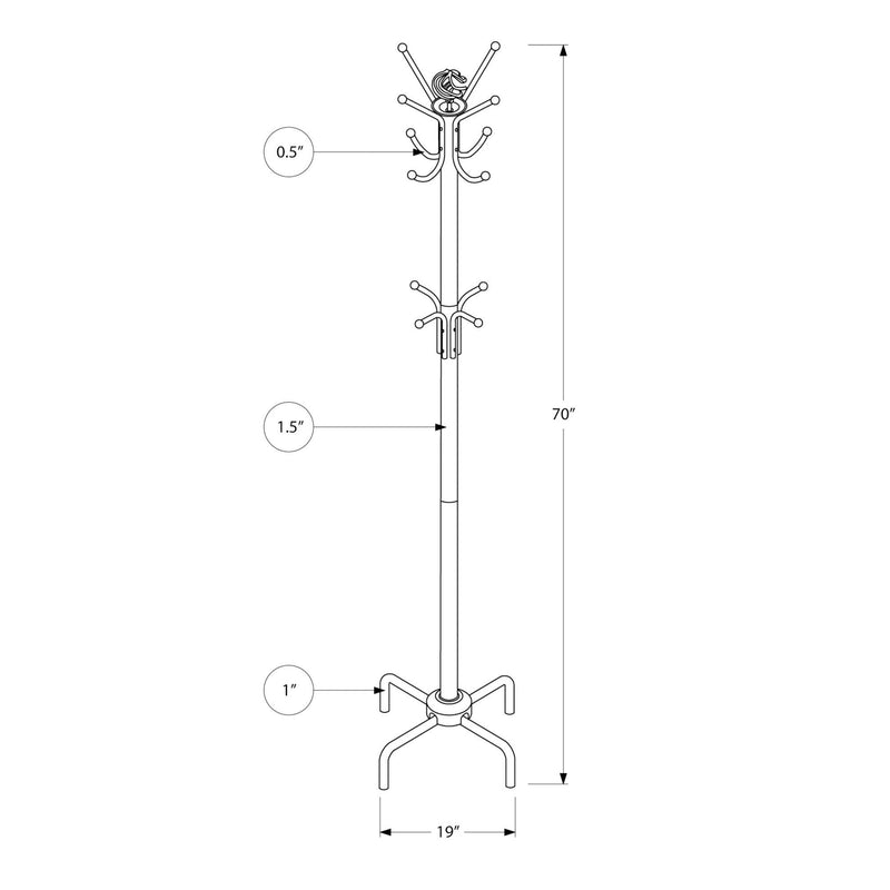 Monarch Coat Racks Coat Rack I 2019 IMAGE 5