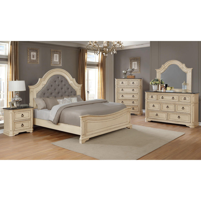 Crown Mark Mill Creek B1640 7 pc Queen Panel Bedroom Set IMAGE 1