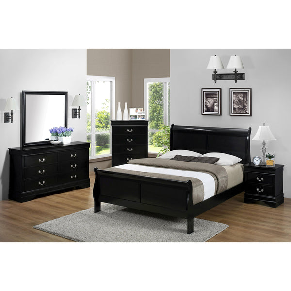 Crown Mark Louis Philip B3950 7 pc King Sleigh Bedroom Set IMAGE 1