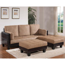Brassex Fabric Sleeper Sectional 4640 IMAGE 1