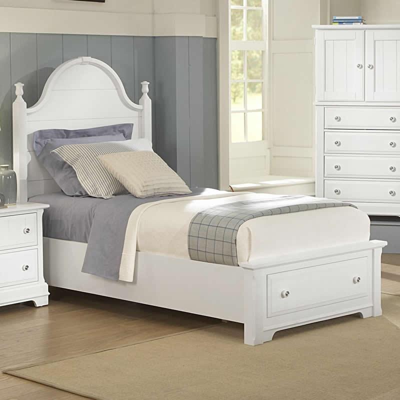 Vaughan-Bassett Kids Beds Bed Cottage BB24 Twin Panel Storage Bed IMAGE 1