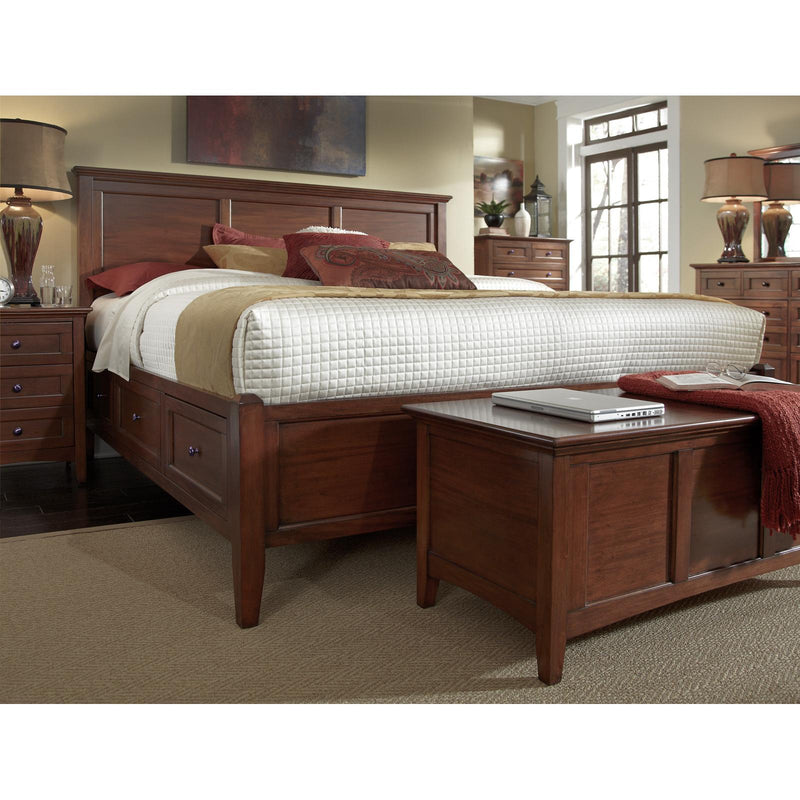 A-America Westlake Queen Bed with Storage WSL-CB-5-09-1 IMAGE 2
