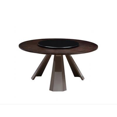 VIG Furniture Round Modrest Dining Table Modrest Wenge VGVCT8958-3 IMAGE 1